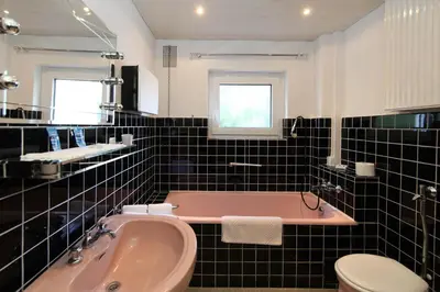 Ein Badezimmer in der Unterkunft Aparthotel Klara