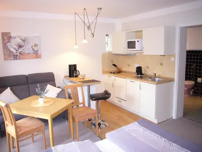 Küche/Küchenzeile in der Unterkunft Aparthotel Klara