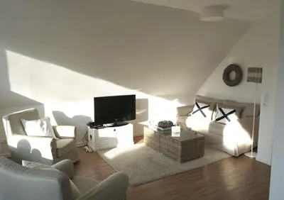 TV/Unterhaltungsangebot in der Unterkunft Ferienwohnung Koje 44