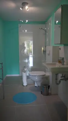 Ein Badezimmer in der Unterkunft Studio im Haus in Seenähe
