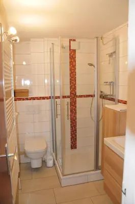 Ein Badezimmer in der Unterkunft Haus Tesch