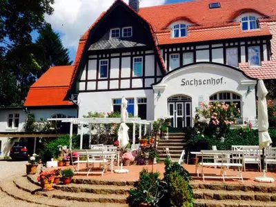 Das Gebäude in dem sich die Ferienwohnung befindet