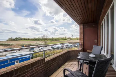 Ein Balkon oder eine Terrasse in der Unterkunft ancora Marina Haus 2 Nr 06, Typ 2