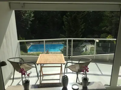 Der Swimmingpool an oder in der Nähe von Apartment Sonne