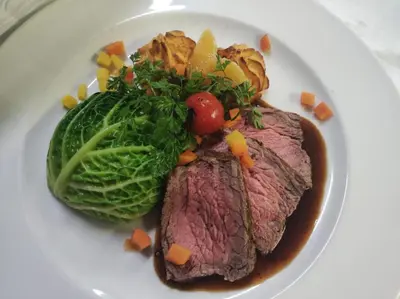 Essen im Hotel oder in der Nähe