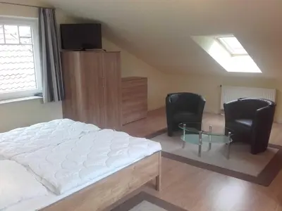 Ein Bett oder Betten in einem Zimmer der Unterkunft Ferienhaus Berger