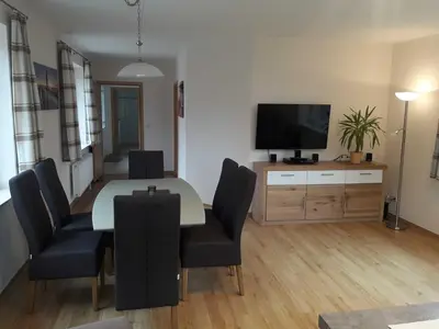 TV/Unterhaltungsangebot in der Unterkunft Ferienhaus Berger