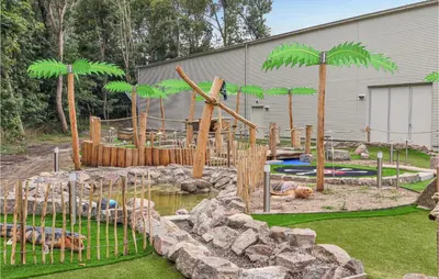 Ein Garten an der Unterkunft Dünenvilla 19, Whg 3