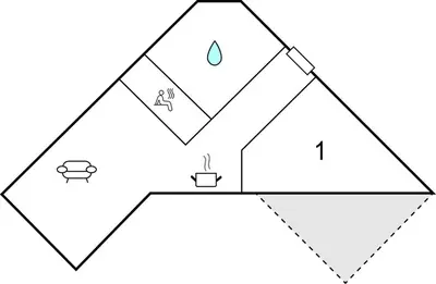 Grundriss der Unterkunft Dünenvilla 19, Whg 3
