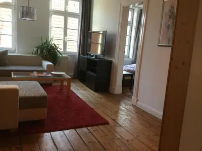 Ein Sitzbereich in der Unterkunft Grö 13