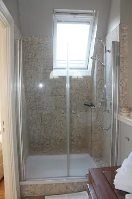 Ein Badezimmer in der Unterkunft Ferienwohnung Bamberger