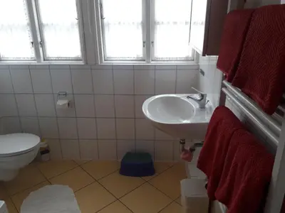Ein Badezimmer in der Unterkunft Landhaus-Marwede App 5