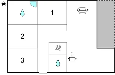 Grundriss der Unterkunft Priwallpromenade 1, Whg 2