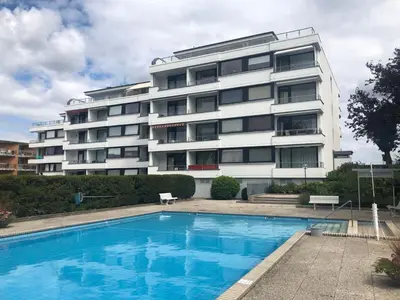 Der Swimmingpool an oder in der Nähe von Ostseeblick Apartment