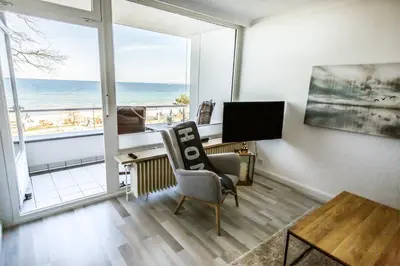Ein allgemeiner Meerblick oder ein Meerblick von der Ferienwohnung aus