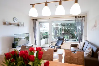 TV/Unterhaltungsangebot in der Unterkunft (DKK1e) Ferienwohnung Seepferdchen