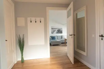 Ein Bett oder Betten in einem Zimmer der Unterkunft Apartment Stadtblick