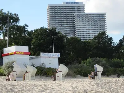 Das Gebäude in dem sich die Ferienwohnung befindet