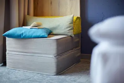 Ein Bett oder Betten in einem Zimmer der Unterkunft arborea Marina Resort Neustadt