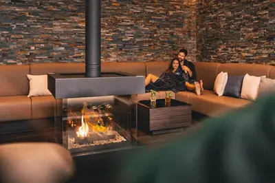 Ein Sitzbereich in der Unterkunft Hotel Gran BelVeder & Ostsee Therme Resort & Spa