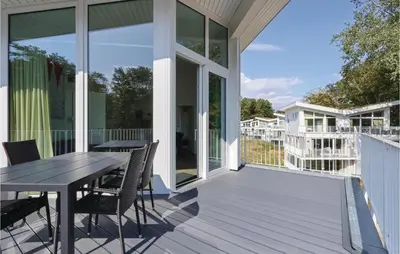 Ein Balkon oder eine Terrasse in der Unterkunft Dünenvilla 11, Whg 9
