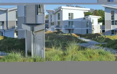 Das Gebäude in dem sich die Ferienwohnung befindet