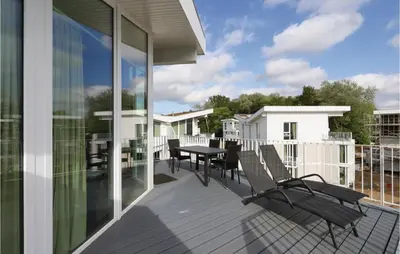 Ein Balkon oder eine Terrasse in der Unterkunft Dünenvilla 16, Whg 9