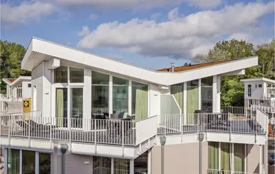 Ein Balkon oder eine Terrasse in der Unterkunft Dünenvilla 16, Whg 10