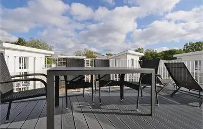 Ein Balkon oder eine Terrasse in der Unterkunft Dünenvilla 20, Whg 9