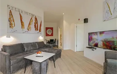 TV/Unterhaltungsangebot in der Unterkunft Highend Travemünde - Whg 08