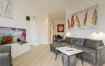 TV/Unterhaltungsangebot in der Unterkunft Highend Travemünde - Whg 12