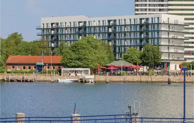 Blick auf einen Fluss in der Nähe der Ferienwohnung