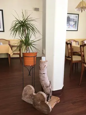Ein Sitzbereich in der Unterkunft Wittlers Hotel