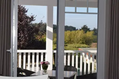 Ein Balkon oder eine Terrasse in der Unterkunft Villa Ocean Time