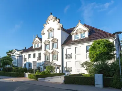 Das Gebäude in dem sich die Ferienwohnung befindet