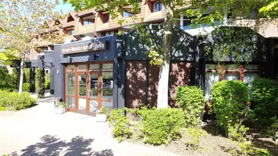 Das Gebäude in dem sich die Ferienwohnung befindet