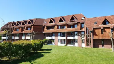 Das Gebäude in dem sich die Ferienwohnung befindet