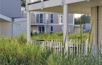 Ein Garten an der Unterkunft Dünenvilla 6, Whg 1