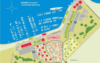 Grundriss der Unterkunft Dünenvilla 6, Whg 2