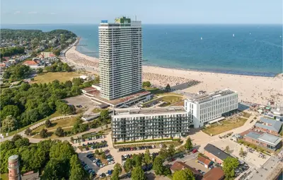Ein allgemeiner Meerblick oder ein Meerblick von der Ferienwohnung aus