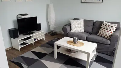 TV/Unterhaltungsangebot in der Unterkunft PEMATRA Ferienwohnung Fährblick