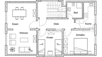 Grundriss der Unterkunft PEMATRA Ferienwohnung Fährblick