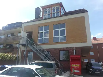 Das Gebäude in dem sich die Ferienwohnung befindet