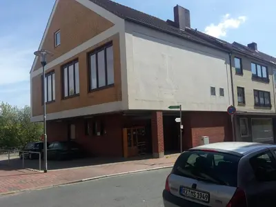Das Gebäude in dem sich die Ferienwohnung befindet