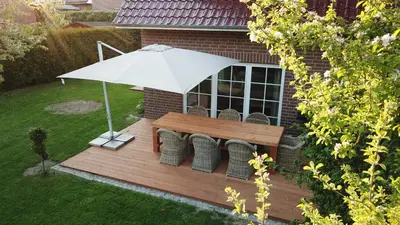 Ein Garten an der Unterkunft Neptun17