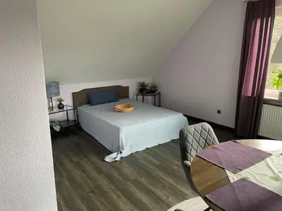 Ein Bett oder Betten in einem Zimmer der Unterkunft Haus Antje