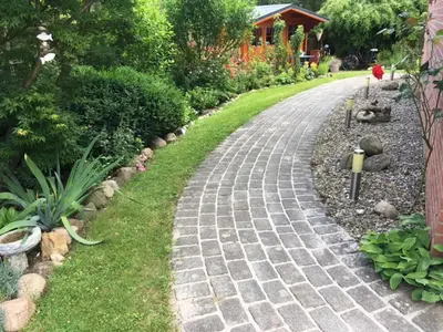 Ein Garten an der Unterkunft Gästehaus Melz Schwabe