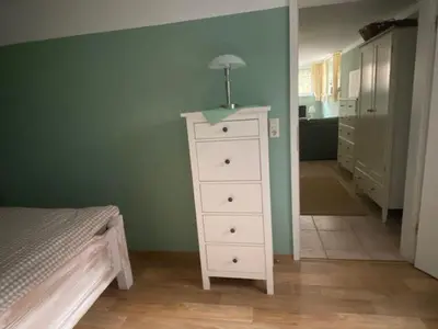 Ein Bett oder Betten in einem Zimmer der Unterkunft Gästehaus Melz Schwabe