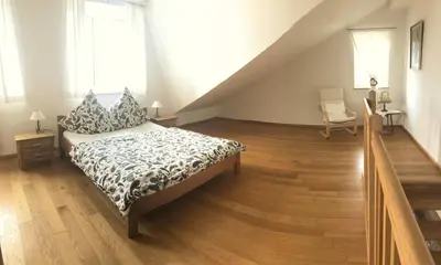 Ein Bett oder Betten in einem Zimmer der Unterkunft Fe-Wo im Dänemarkweg
