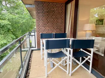 Ein Balkon oder eine Terrasse in der Unterkunft Appartement-Hotel Timmendorfer Strand